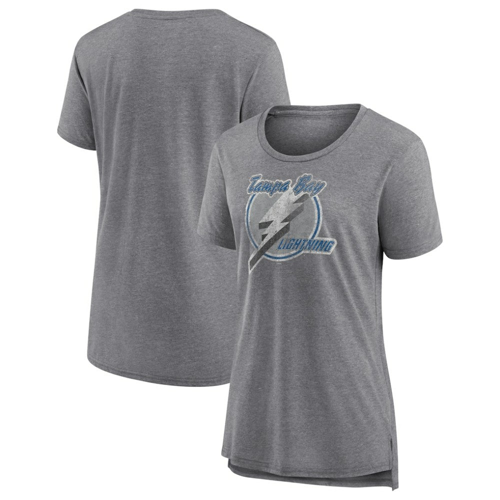 Tampa Bay Lightning - Women's Slow Whistle Tri-Blend T-Shirt Gray