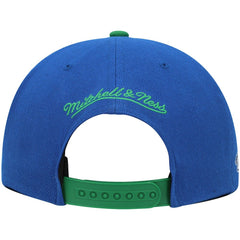 Mitchell & Ness - Dallas Mavericks Hardwood Classics Snapback Hat - Blue/Green