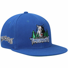 Mitchell & Ness - Minnesota Timberwolves Hardwood Classics Snapback Hat - Blue