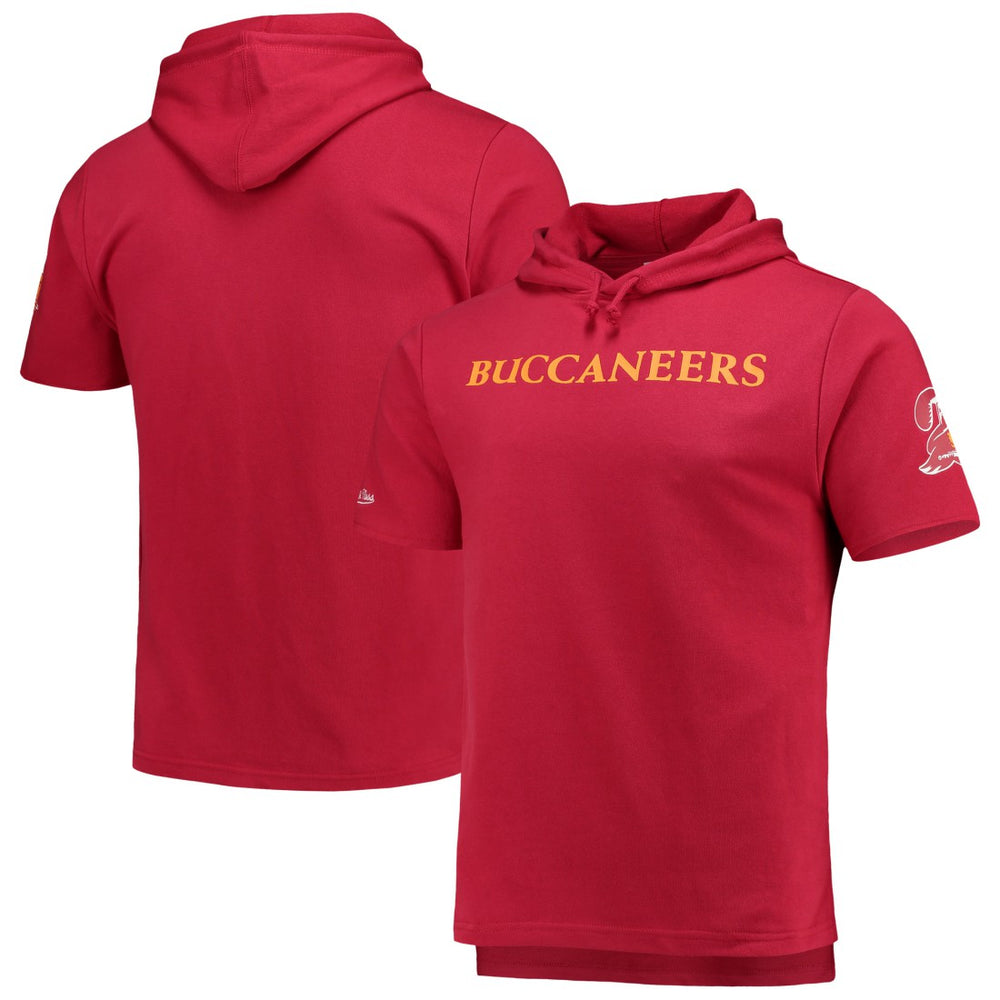 Tampa Bay Buccaneers Game Day Hoodie T-Shirt Red - Mitchell & Ness