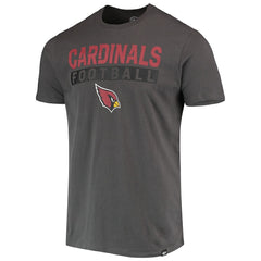 Arizona Cardinals '47 Dark Ops Super Rival T-Shirt Charcoal - 47 brand