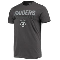 Las Vegas Raiders '47 Dark Ops Super Rival T-Shirt Charcoal - 47 brand