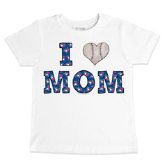 Toronto Blue Jays Tiny Turnip Youth Heart Mom T-Shirt Sale