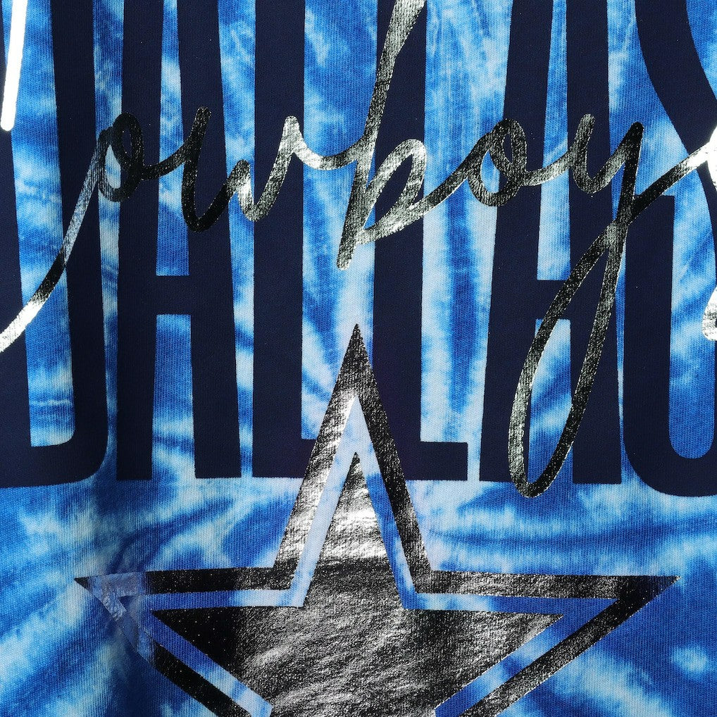 Dallas Cowboys Lauren James Women's Tie-Dye Jersey Boxy Tank Top - Royal cheap | NFL Jerseys