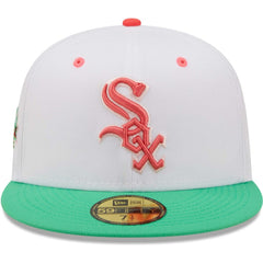 Chicago White Sox New Era Inaugural Season at Comiskey Park Watermelon Lolli 59FIFTY Fitted Hat for sale