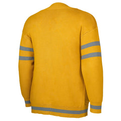 NBA - Atlanta Hawks NBA x Keiser Clark No Caller ID Button-Up Cardigan - Yellow/Gray