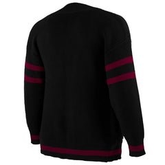 NBA - Miami Heat NBA x Keiser Clark No Caller ID Button-Up Cardigan - Black/Red