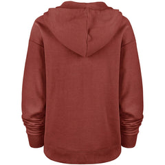 Washington Commanders '47 Women's Color Rise Kennedy Pullover V-Neck Hoodie Heathered Burgundy - 47 brand