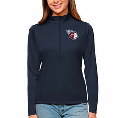 Cleveland Guardians Antigua Women's Tribute Quarter-Zip Pullover Top Clearance