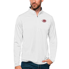 Cincinnati Reds Antigua Tribute Quarter-Zip Pullover Top Sale