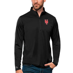 New York Mets Antigua Tribute Quarter-Zip Pullover Top Online