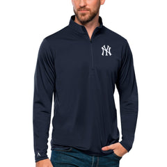 New York Yankees Antigua Tribute Quarter-Zip Pullover Top Sale