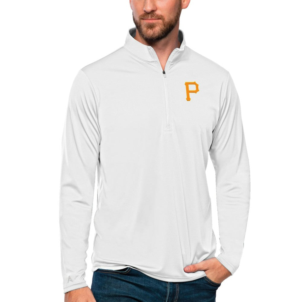 Pittsburgh Pirates Antigua Tribute Quarter-Zip Pullover Top Clearance