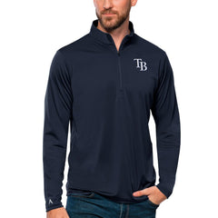 Tampa Bay Rays Antigua Tribute Quarter-Zip Pullover Top discount