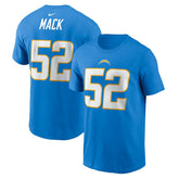 Khalil Mack Los Angeles Chargers Player Name & Number T-Shirt Powder Blue - Nike