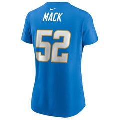 Khalil Mack Los Angeles Chargers Women's Player Name & Number T-Shirt Powder Blue - Nike