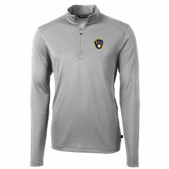 Milwaukee Brewers Cutter & Buck Big & Tall Virtue Eco Pique Quarter-Zip Pullover Jacket Near Me
