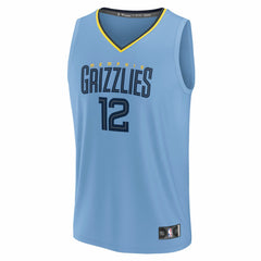 Fanatics - Ja Morant Memphis Grizzlies Fast Break Replica Player Jersey - Statement Edition - Light Blue