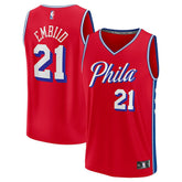 Fanatics - Joel Embiid Philadelphia 76ers Fast Break Replica Player Jersey - Statement Edition - Red