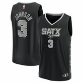 Fanatics - Keldon Johnson San Antonio Spurs Fast Break Replica Player Jersey - Statement Edition - Black