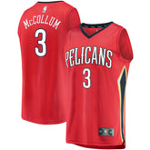 Fanatics - C.J. McCollum New Orleans Pelicans Fast Break Replica Player Jersey - Statement Edition - Red