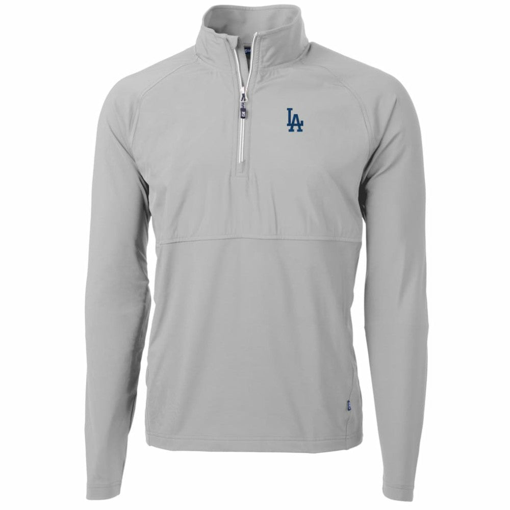 Los Angeles Dodgers Cutter & Buck Adapt Eco Knit Hybrid Recycled Quarter-Zip Pullover Jacket Near Me