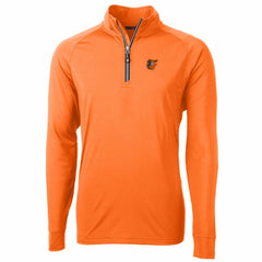 Baltimore Orioles Cutter & Buck Adapt Eco Knit Stretch Recycled Quarter-Zip Pullover Jacket Clearance