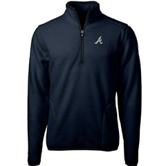 Atlanta Braves Cutter & Buck Cascade Eco Sherpa Fleece Quarter-Zip Pullover Jacket Near Me