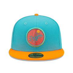 Los Angeles Dodgers New Era Vice Highlighter 59FIFTY Fitted Hat Clearance