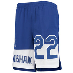 Clayton Kershaw Los Angeles Dodgers Youth Pandemonium Name & Number Shorts Clearance