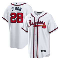 Matt Olson Atlanta Braves Nike Home Replica Player Jersey Lifestyle