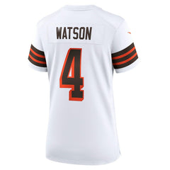 Deshaun Watson Cleveland Browns Women's Player Jersey White - Nike