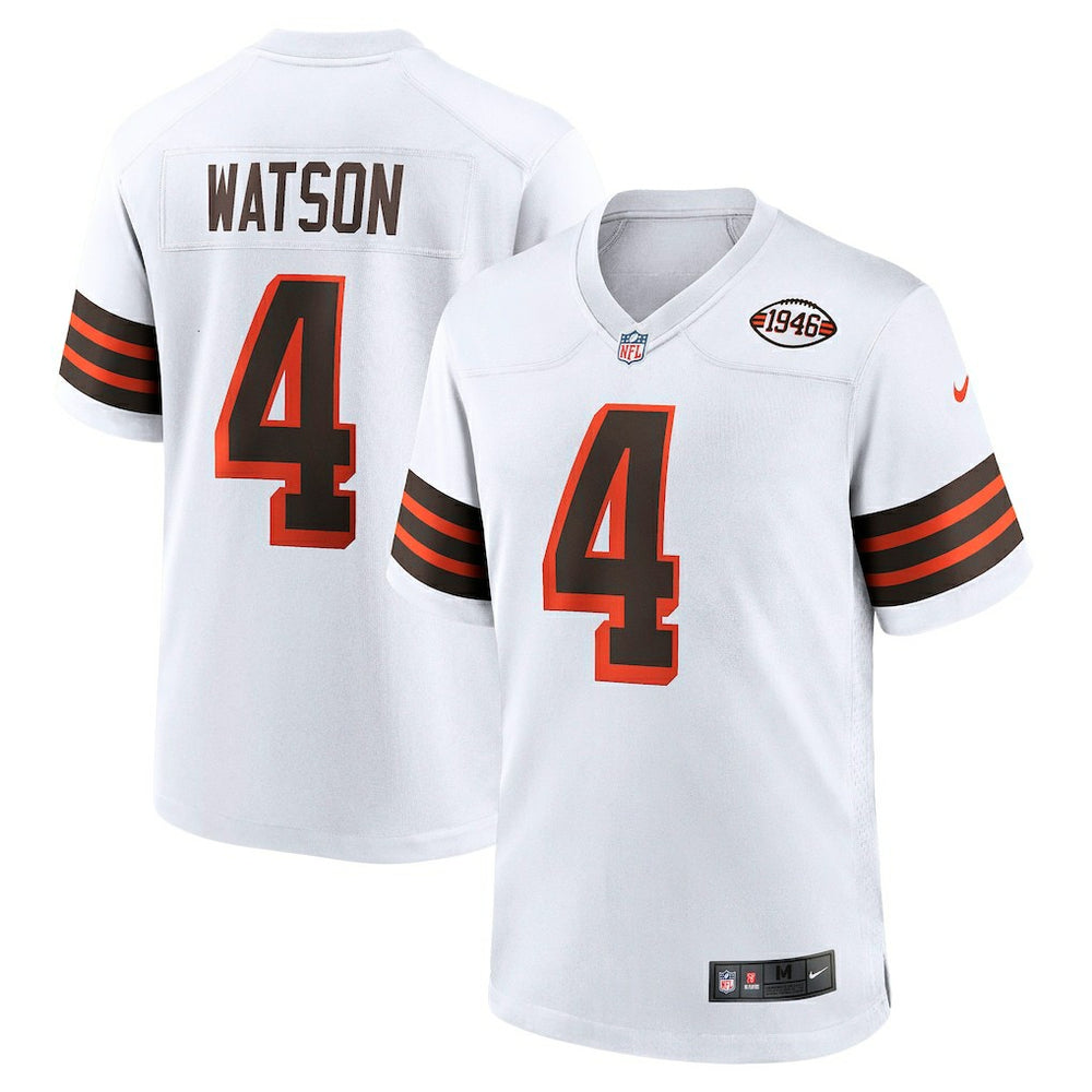 Deshaun Watson Cleveland Browns Alternate Game Jersey White - Nike