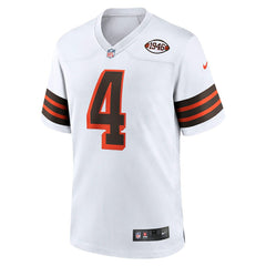 Deshaun Watson Cleveland Browns Alternate Game Jersey White - Nike