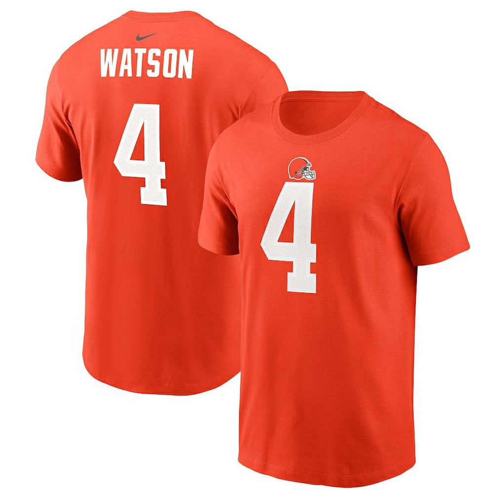 Deshaun Watson Cleveland Browns Player Name & Number T-Shirt Orange - Nike