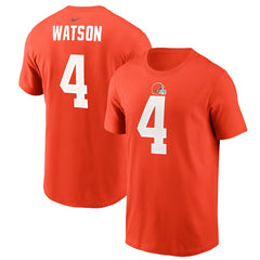 Deshaun Watson Cleveland Browns Player Name & Number T-Shirt Orange - Nike