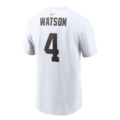 Deshaun Watson Cleveland Browns Player Name & Number T-Shirt White - Nike