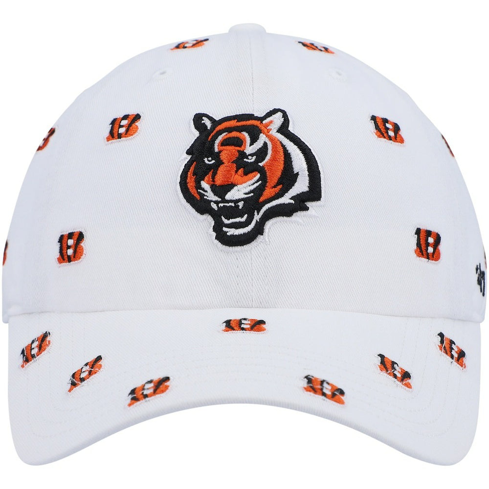 Cincinnati Bengals '47 Women's Confetti Clean Up Adjustable Hat White - 47 brand
