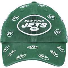New York Jets '47 Women's Confetti Clean Up Adjustable Hat Green - 47 brand