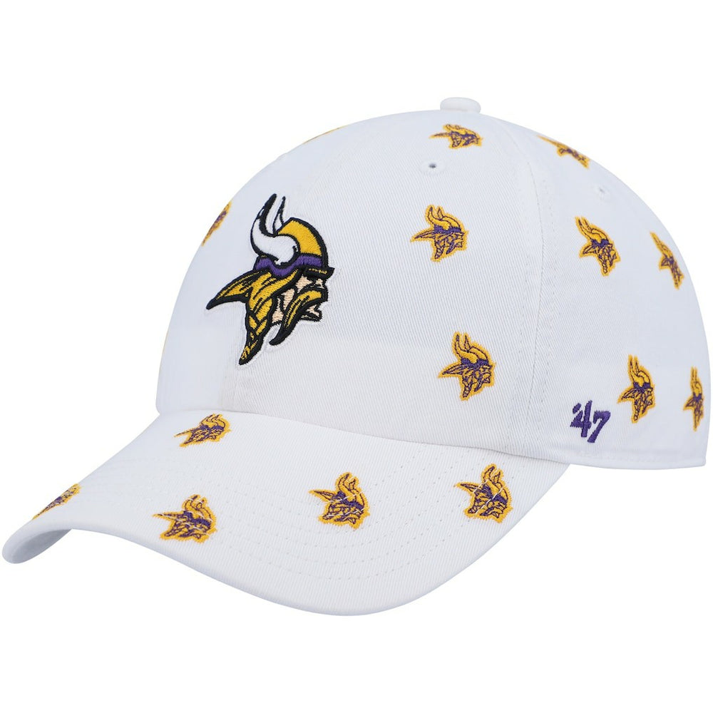 Minnesota Vikings '47 Women's Confetti Clean Up Adjustable Hat White - 47 brand