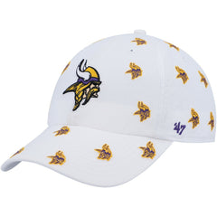 Minnesota Vikings '47 Women's Confetti Clean Up Adjustable Hat White - 47 brand