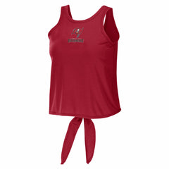Tampa Bay Buccaneers WEAR by Erin Andrews Women's Open Back Twist Tie Tank Top Red - NFL