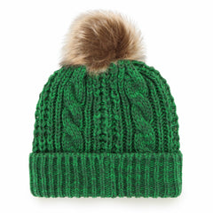 Green Bay Packers '47 Women's Meeko Cuffed Knit Hat with Pom Green - 47 brand