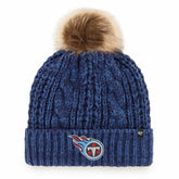 Tennessee Titans '47 Women's Meeko Cuffed Knit Hat with Pom Navy - 47 brand