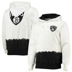 NBA - Brooklyn Nets FISLL Double Dribble Dip-Dye Pullover Hoodie - Oatmeal