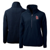 St. Louis Cardinals Cutter & Buck Women's Cascade Eco Sherpa Fleece Quarter-Zip Pullover Jacket On Sale