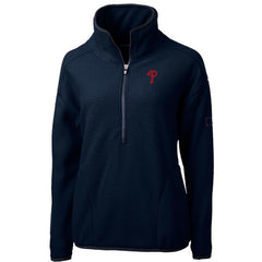 Philadelphia Phillies Cutter & Buck Women's Cascade Eco Sherpa Fleece Quarter-Zip Pullover Jacket Near Me