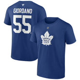 Mark Giordano Toronto Maple Leafs - Fanatics Authentic Stack Name & Number T-Shirt Blue