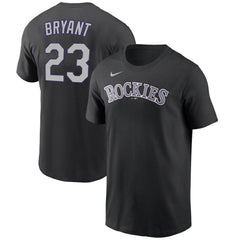 Kris Bryant Colorado Rockies Nike Name & Number T-Shirt Lifestyle
