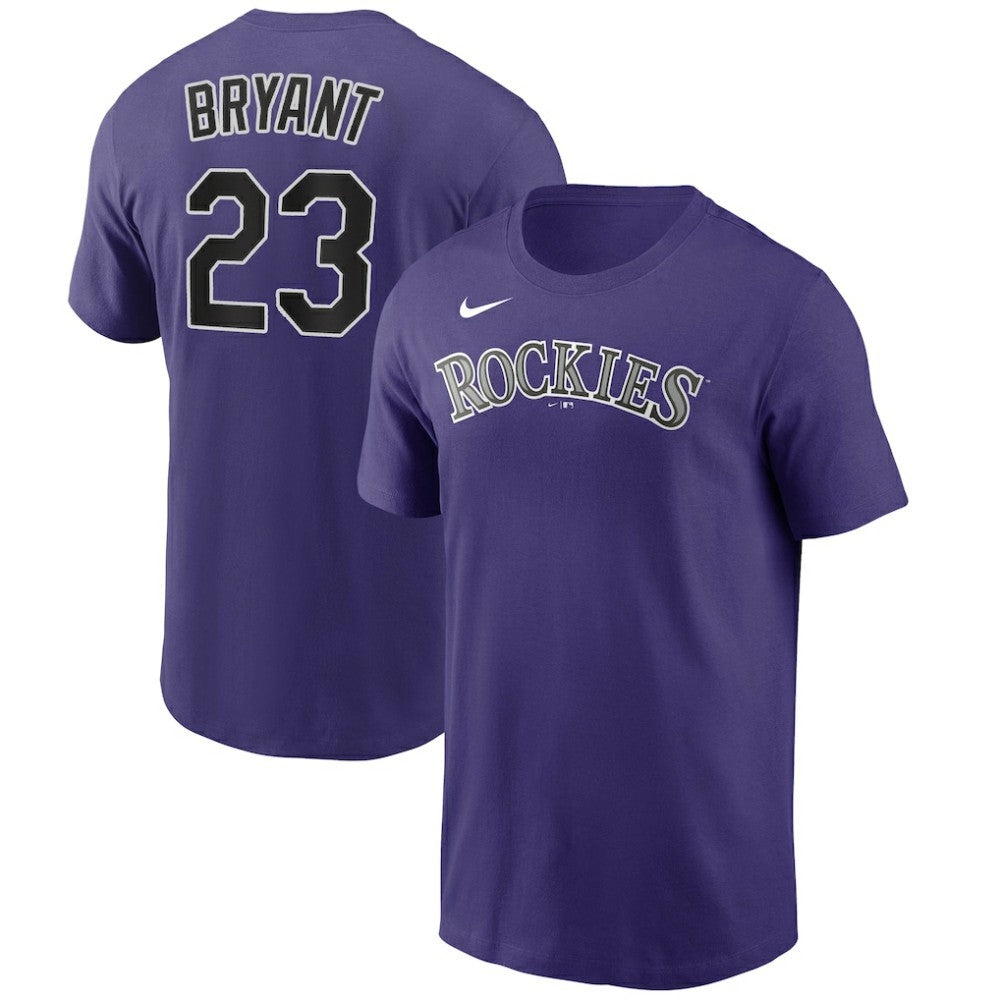 Kris Bryant Colorado Rockies Nike Name & Number T-Shirt Lifestyle